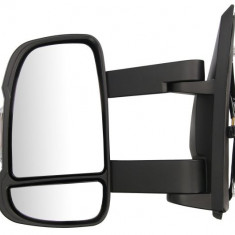 Oglinda usa exterioara Citroen Jumper (250), 09.2006-08.2014; Jumper, 06.2014-, partea Stanga, reglare electrica; carcasa neagra; incalzit; sticla co