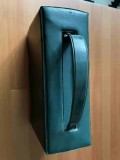 geanta gentuta suport audio casete muzica portabila pentru / cu 12 casete audio inregistrate romania RSR epoca de aur