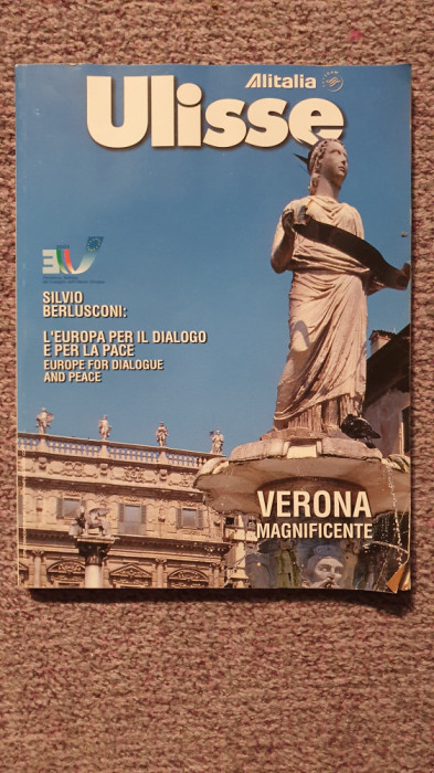 Revista Ulisse Alitalia Silvio Berlusconi, nr 232, iulie 2003, 250 pagini