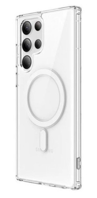 Husa de protectie tip MagSafe pentru Samsung Galaxy S24 Ultra, Transparent foto