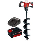 Einhell GE-EA 18/150 Li BL PXC + Starter Kit - Foreza de pamant 150 mm + Set 1 acumulator si incarcator Li-Ion 18 V 4 Ah