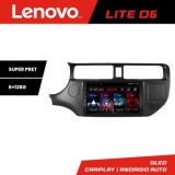 Navigatie Kia Rio 2011-2014 Lenovo Kit-rio-11 8 core 6+128 GB Android Waze USB Navigatie Internet Youtube Radio CarStore Technology