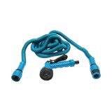 Furtun gradina extensibil 2.5-7.5m cu pistol reglabil 7 moduri, adaptor 3/4, cupla rapida 1/2