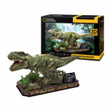 Puzzle 3D - Tyrannosaurus Rex, 52 piese | CubicFun