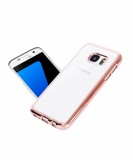 Cumpara ieftin Husa Silicon Samsung S7 Electroplacat Rose