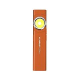 Lanterna EDC Klarus E5 Plus, 650 lumeni, 3 culori de lumina, dual switch, USB-C, acumulator 500mAh, baza magnetica, portocaliu, IPX4