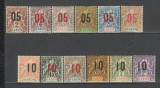 Gabon.1912 Alegoria-supr. 8 buc. MG.35, Nestampilat