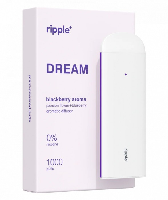Tigara electronica, Ripple+, DREAM, Mure, fara nicotina, 1000 pufuri
