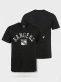 New York Rangers tricou de bărbați Frozen Rope black - S