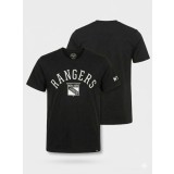 New York Rangers tricou de bărbați Frozen Rope black - S