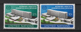 TIMBRE 141 i, ONU, VIENA, 1974, INAUGURAREA SEDIULUI ONU GENEVA, BLOCURI., Organizatii internationale, Nestampilat