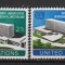 TIMBRE 141 i, ONU, VIENA, 1974, INAUGURAREA SEDIULUI ONU GENEVA, BLOCURI.