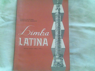 Limba latina-manual cls VIII-Viorica Balaianu,Constantin Marinica foto