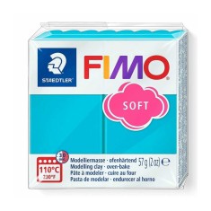 Pastă polimerică FIMO Soft 57g Albastru turcoaz deschis
