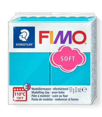 Pastă polimerică FIMO Soft 57g Albastru turcoaz deschis foto