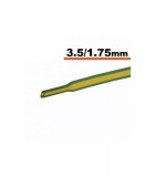 Tub termocontractibil galben-verde 3mm/ 1.5mm 0.5m