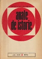 Anale de istorie, Anul XXI, Nr.4/1975 foto
