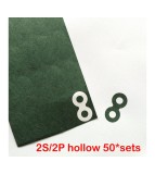 18650 2S/2P Hartie de izolare Garnitura Pachet de baterii Celula Adeziv izolant Patch Tampoane de izolare-Tip HOLLOW