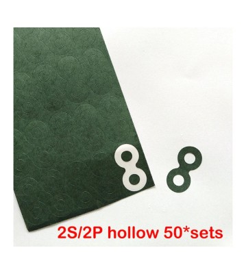 18650 2S/2P Hartie de izolare Garnitura Pachet de baterii Celula Adeziv izolant Patch Tampoane de izolare-Tip HOLLOW foto