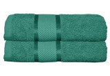 Cumpara ieftin Prosop de baie 70x130 cm, bumbac, densitate 400 g mp, Verde inchis