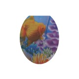 Cumpara ieftin Capac pentru WC cu burete, Goldfish, KY5020, 400 x 360 mm