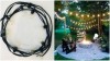 Ghirlanda Luminoasa de Exterior, cu 2 Bec Edison Led/m, Lungime 35 m, lumina calda