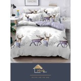 Cumpara ieftin Lenjerie de pat 1 Persoana Model de Craciun - JJJ9011