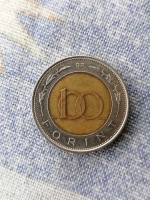 MONEDA-100 FORINT 1998-UNGARIA foto