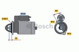 Starter MERCEDES G-CLASS (W460) (1979 - 1993) BOSCH 0 986 011 150