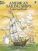 American Sailing Ships Coloring Book foto