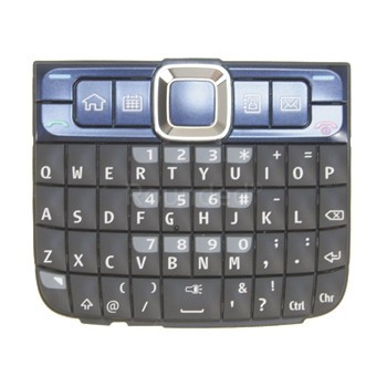 Tastatura Nokia E63 QWERTY albastru ultramarin foto
