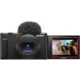 Camera Vlogging Sony ZV-1 II, 4K, Obiectiv 18-50mm, Negru