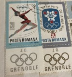 Timbre Serii Romania Sport JO 1968 Olimpice