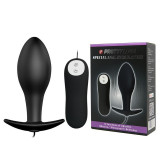 Plug anal vibrator sex plug 8cm 12 moduri