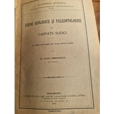 Ioan Simionescu - Studii Geologice si Paleontologice din Carpatii Sudici. III Fauna Calloviana din Valea Lupului (Rucar)