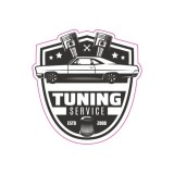 Abtibild &quot;RETRO TUNING SERVICE&quot; Cod:TAG 013 / T2 Automotive TrustedCars, Oem