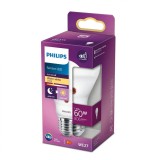 Cumpara ieftin Bec LED cu senzor de lumina Philips A60, EyeComfort, E27,