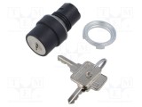 Comutator rotativ cu cheie EAO 22mm Poz.i stab: 2 fără IP65 46