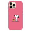 Husa compatibila cu Apple iPhone 13 Mini, Viceversa, model Just be cool Snoopy , Silicon, TPU, Transparent, Carcasa