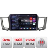 Navigatie Toyota RAV4 2013-2018 Edotec Kit-247 8 core QLED 2K 16+512 360 Android Waze USB Navigatie Internet Youtube Radio CarStore Technology