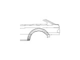 Segment reparatie aripa spate Ford Sierra 1982-1993 Partea Dreapta, Spate, model cu 4-5 usi, Rapid