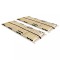 Gossi baze de pat cu sipci, 2 buc., 70 x 200 cm, cu 28 sipci, 7 zone