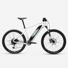 Bicicletă electrică MTB semi-rigidă 27'5", E-ST100 Alb