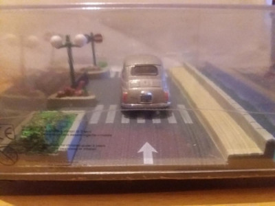 Macheta diorama Fiat 500 Mycar Francis Lombardi - IXO scara 1:43 foto