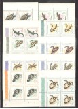 Romania.1965 Reptile bloc 4 TR.636, Nestampilat