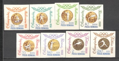 Romania.1964 Medalii olimpice ndt. XR.494 foto