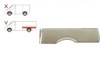 Segment reparatie aripa spate Mercedes Vito/ Viano (W639), 01.2003-2014, model: extra lung, montare spate, stanga, galvanizat; element superior; Lung, Rapid