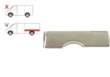 Segment reparatie aripa spate Mercedes Vito/ Viano (W639), 01.2003-2014, model: extra lung, montare spate, stanga, galvanizat; element superior; Lung