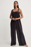 Emporio Armani Underwear salopeta culoarea negru, cold shoulder, 262750 4R338