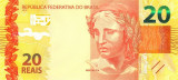 BRAZILIA █ bancnota █ 20 Reais █ 2010 (2015) █ P-255b █ UNC █ necirculata